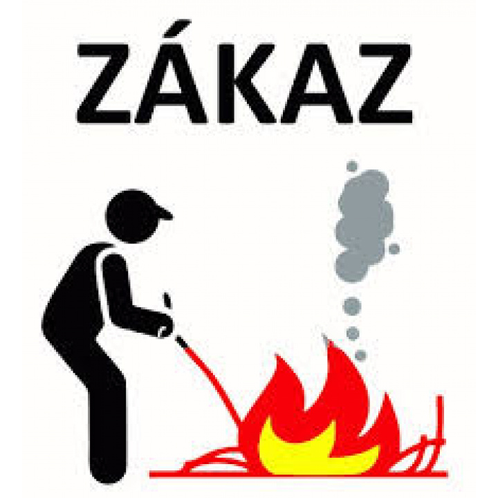 OZNAM -  Zákaz vypaľovania