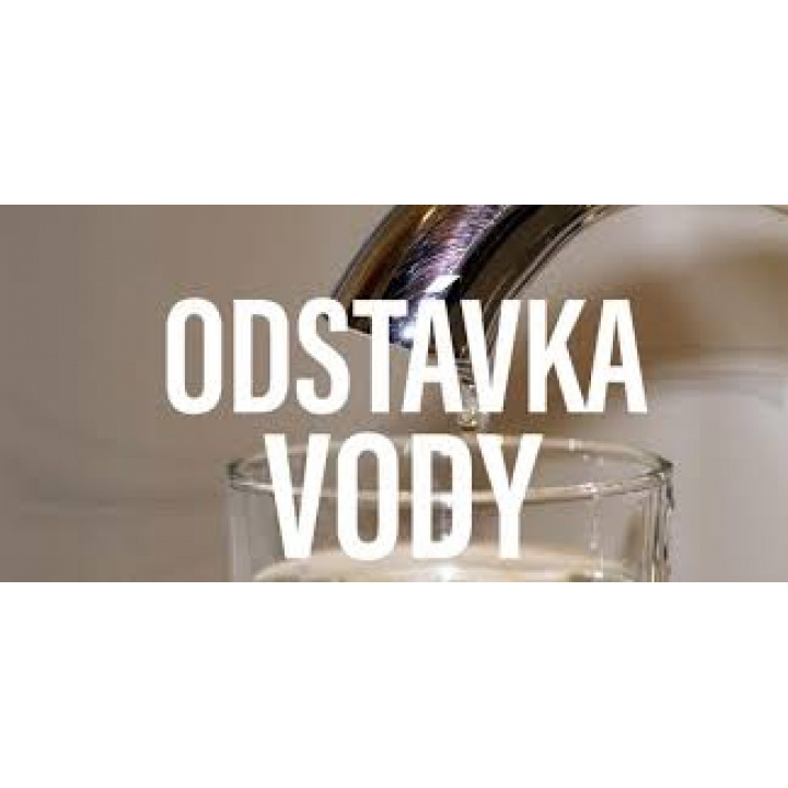 Oznam - odstávka vody