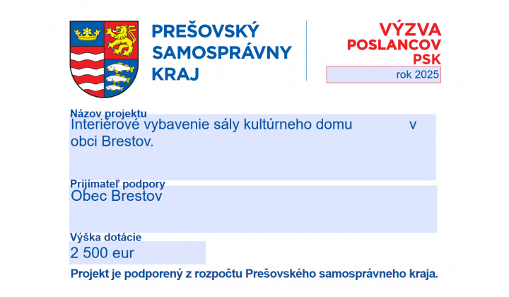 Výzva poslancov PSK rok 2025