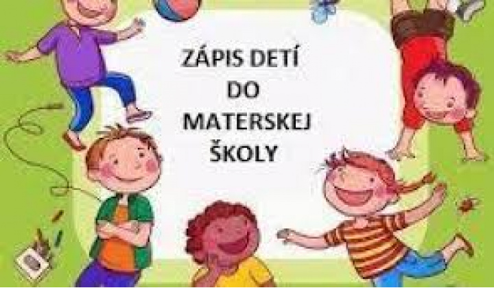 Zápis detí do materskej školy na školský rok 2024/2025